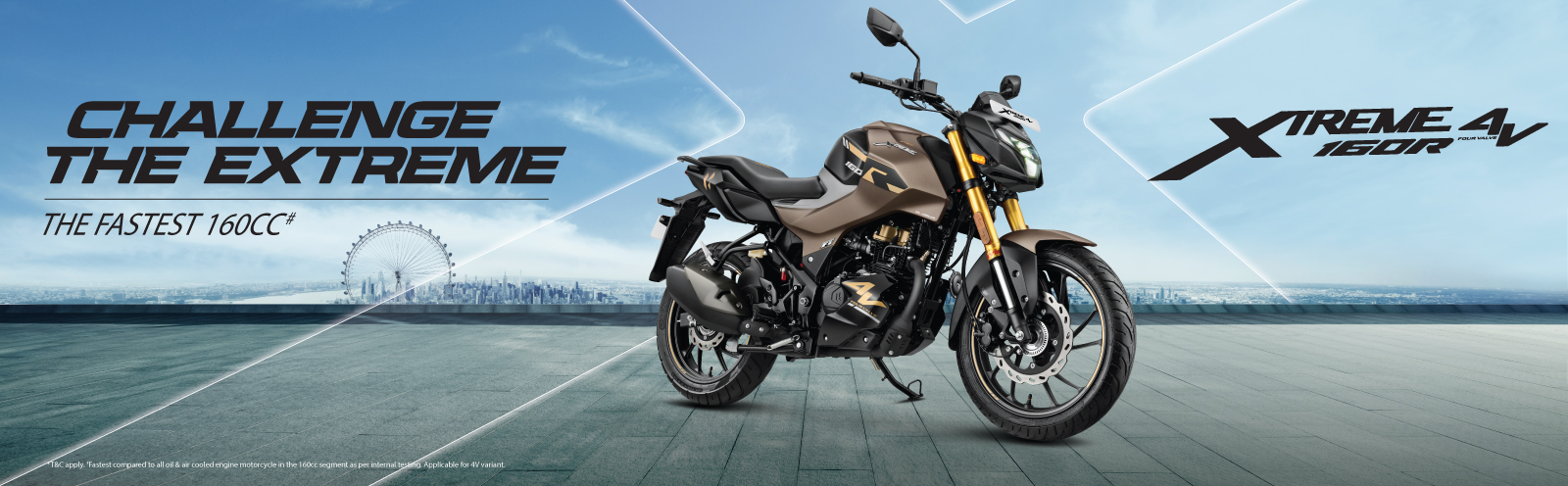 Hero Xtreme 160R 4V Dual Channel ABS